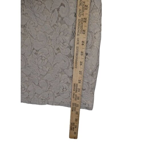 Zara TRF Collection One Shoulder Floral Crochet Lace Mini Dress Womens Size M - Picture 10 of 10